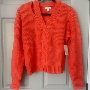 Nine West Coral Chunky Knit Sweater - NWT